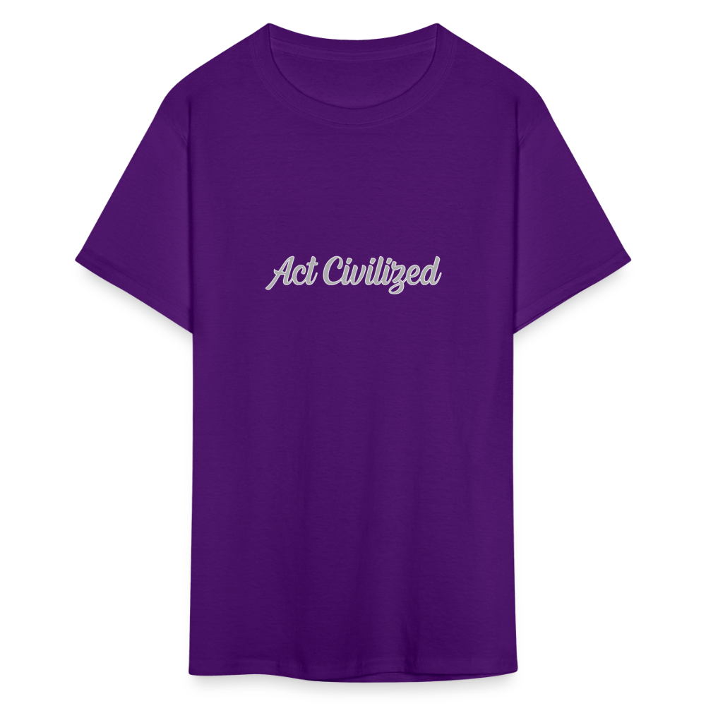 Act Civilized - purple