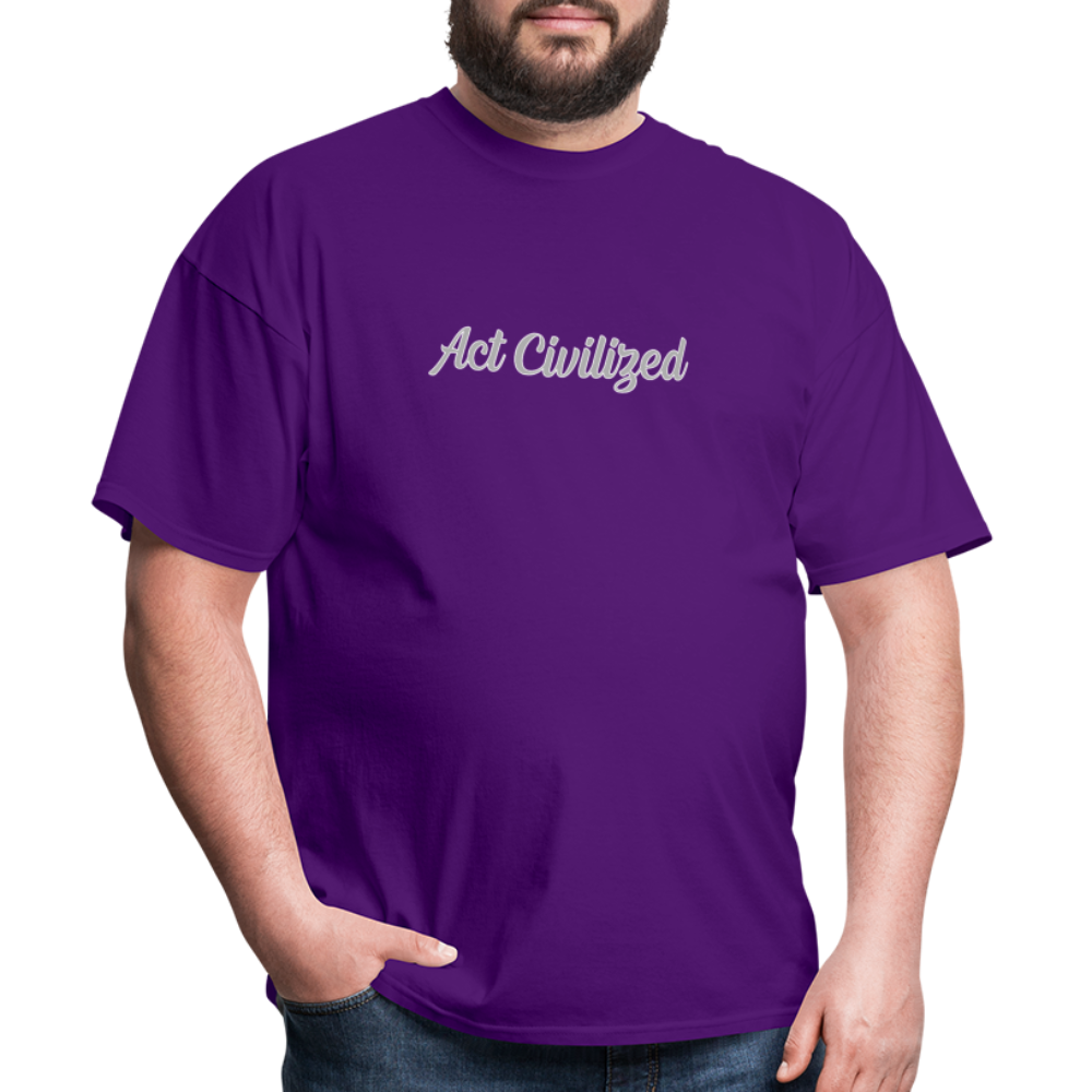 Act Civilized - purple