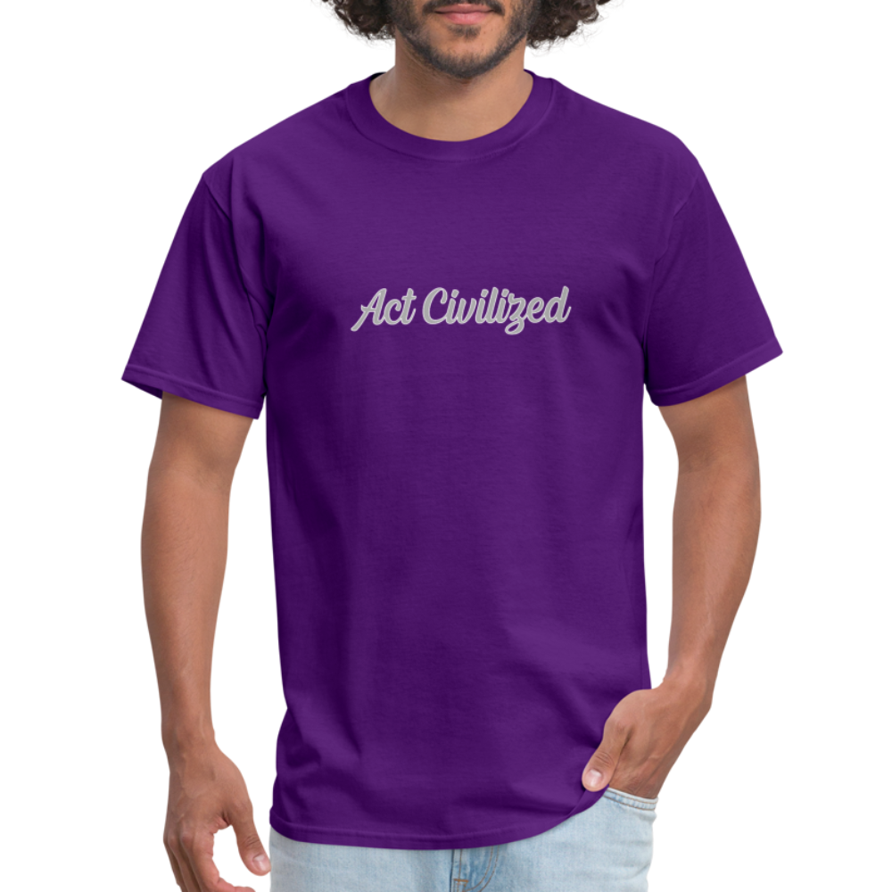 Act Civilized - purple