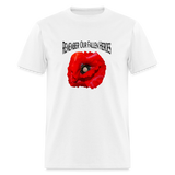 Remember Our Fallen Heroes Poppy T-Shirt - white