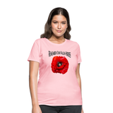 Remember Our Fallen Heroes Poppy Women's T-Shirt - pink