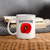 Remember Our Fallen Heroes Poppy Coffee/Tea Mug - white