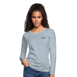 ALA Branded Long-Sleeve Tee - heather ice blue