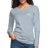 ALA Branded Long-Sleeve Tee - heather ice blue