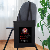 Respect Love Repeat 2 Tote Bag - black