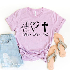 Peace Love Jesus T-shirt
