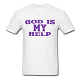 GOD IS MY HELP T-Shirt - white