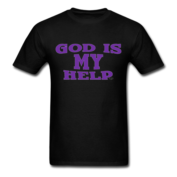 GOD IS MY HELP T-Shirt - black