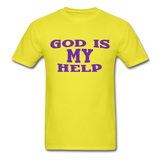 GOD IS MY HELP T-Shirt - yellow