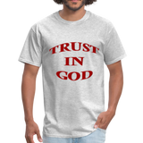 TRUST IN GOD T-Shirt - heather gray