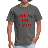 TRUST IN GOD T-Shirt - charcoal