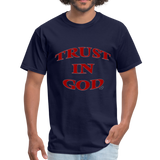 TRUST IN GOD T-Shirt - navy