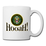 U S ARMY HOOAH! Coffee/Tea Mug - white