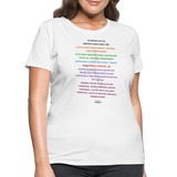 Gregory Banks Personalized Women's T-Shirt - white