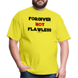 Forgiven Not Flawless Unisex Classic T-Shirt - yellow